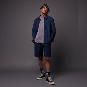 Seersucker Full-zip Sweatshirt Blue