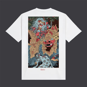 Barong And Rangda Tee White
