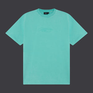 Acid Wash Tee Turquoise