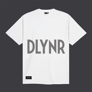 DLYNR Box Logo Tee White