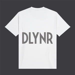 DLYNR Box Logo Tee White