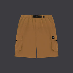 Techno Cargo Shorts Beige