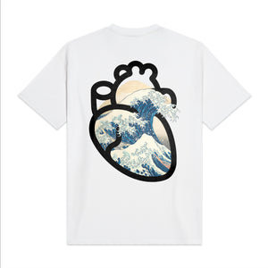 Cuore Hokusai_Mambo Tee White