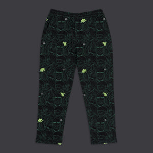 AoT Pattern Chino Sweatpants Black