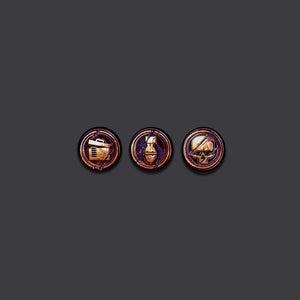 Zombie Power Up Pins Pack