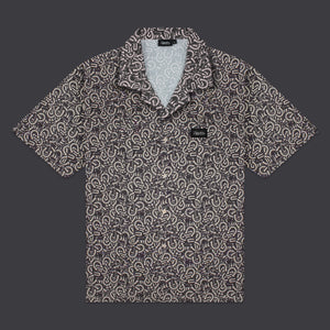 Blur King pattern shirt beige