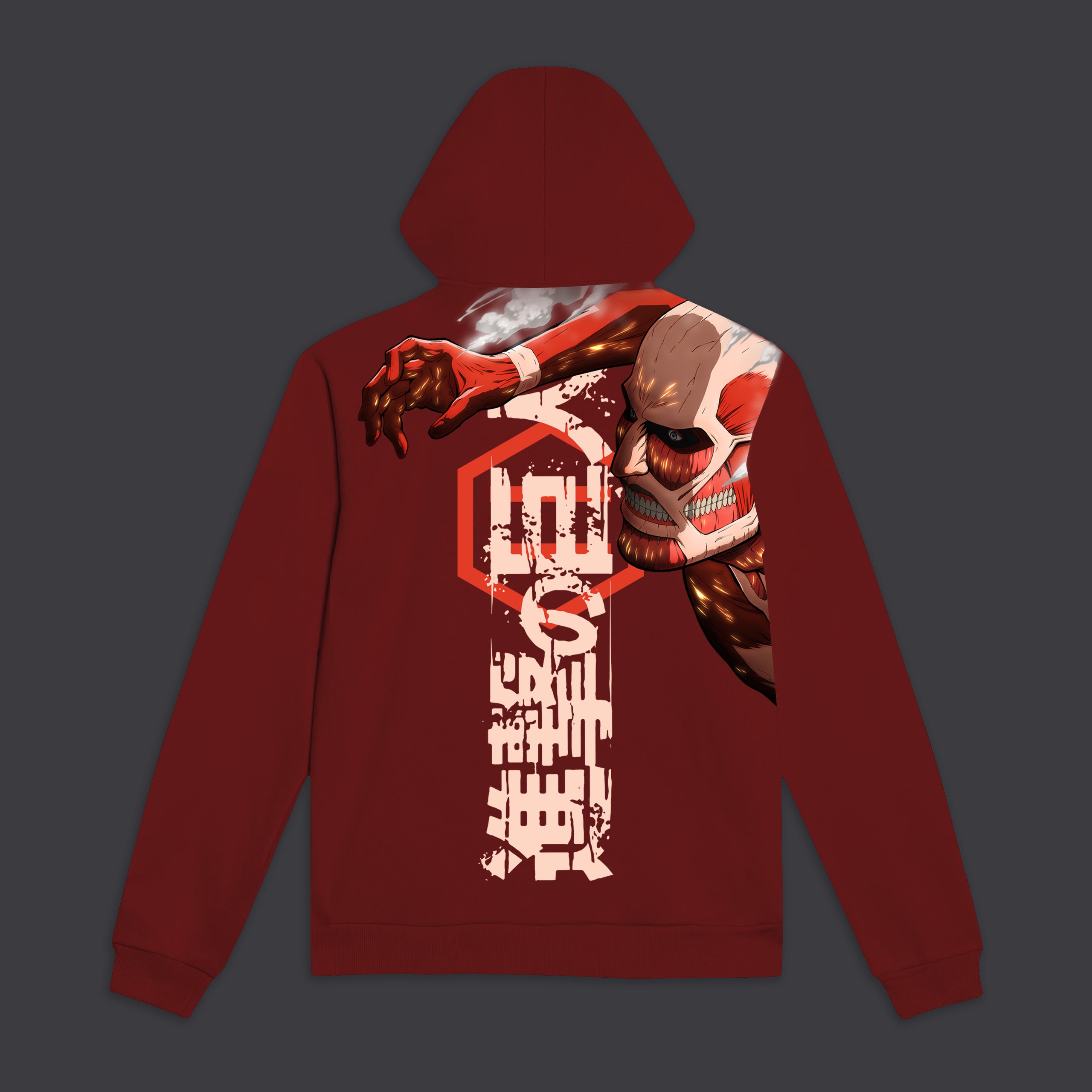 DLYNR AoT Hoodie Red – Dolly Noire - Main Image