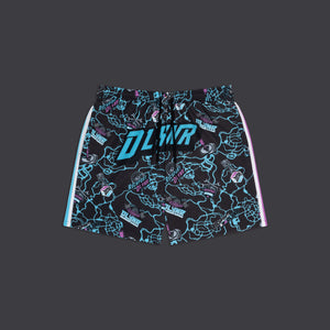 DLYNR | KIDD KEO Pattern Swimshorts Black