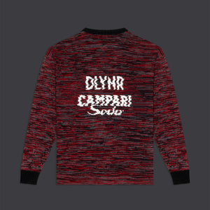 DLYNR / Campari Soda Glitch Sweater Red