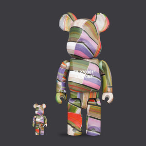 Bearbrick 400% Benjamin Grant Overview Lisse 2-Pack