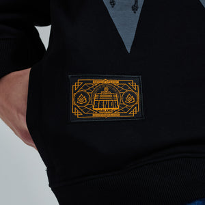 BENCH Duomo Rovesciato Hoodie Over Black