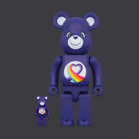 Bearbrick 100% 400% Care Bears Rainbow Heart Bear
