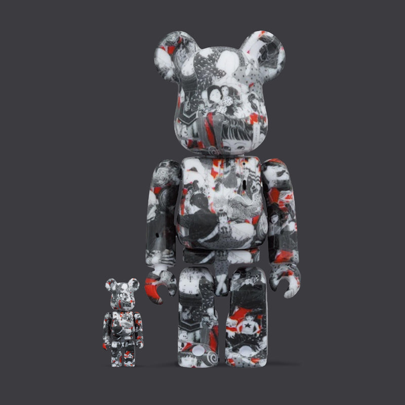Bearbrick 100% 400% Meewee x Suehiro Maruo Shojo Tsubaki