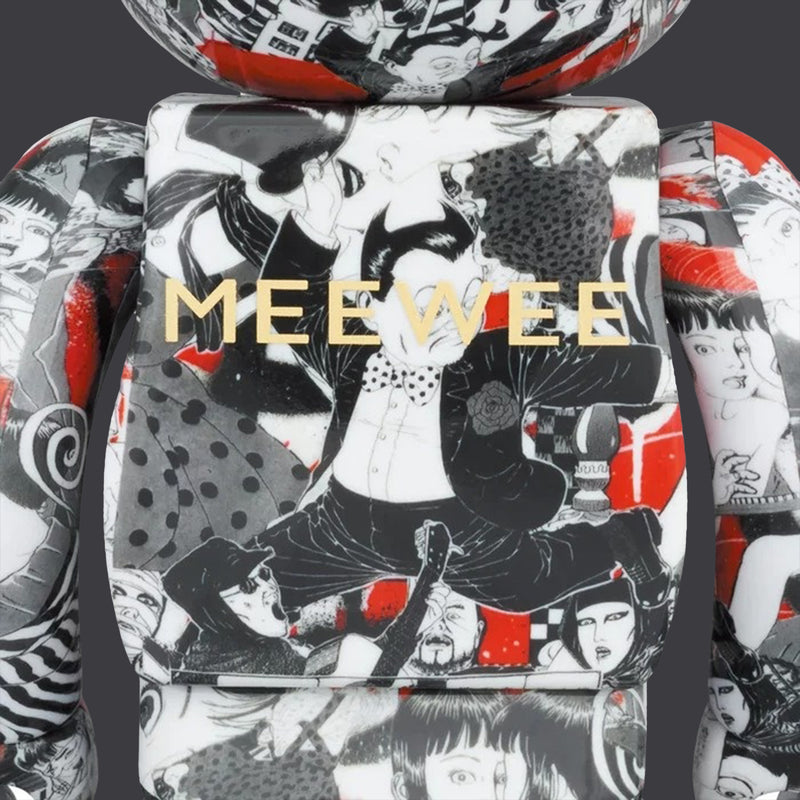Bearbrick 100% 400% Meewee x Suehiro Maruo Shojo Tsubaki