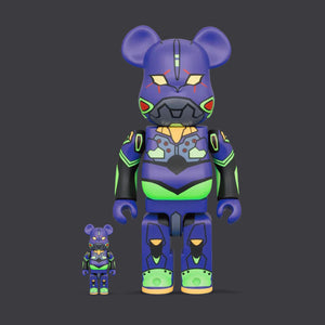 Bearbrick 400% Evangelion Eva-01 New Paint 2-Pack