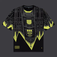 BENCH Duomo Over Tee Black/Lime