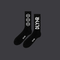 Triple Logo Socks Black