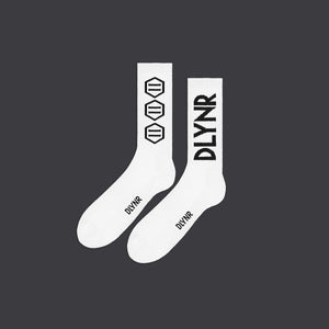 Triple Logo Socks White