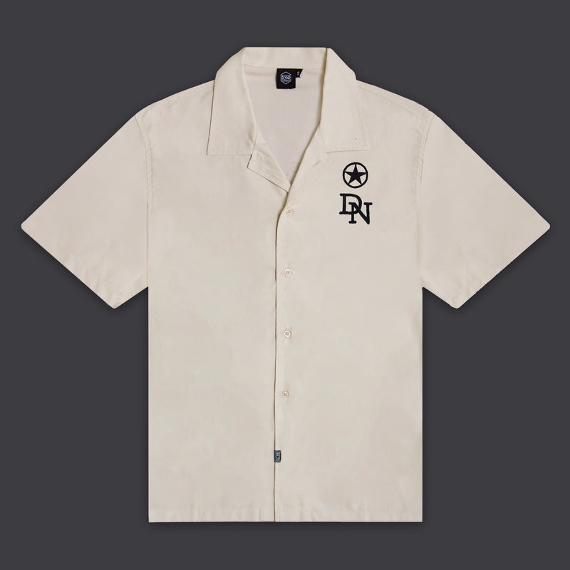 Joker NFT Bowling Shirt Beige Moonbeam