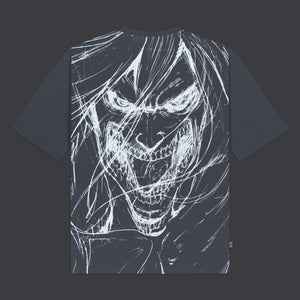 Attack Titan Sketch Over Tee Grey