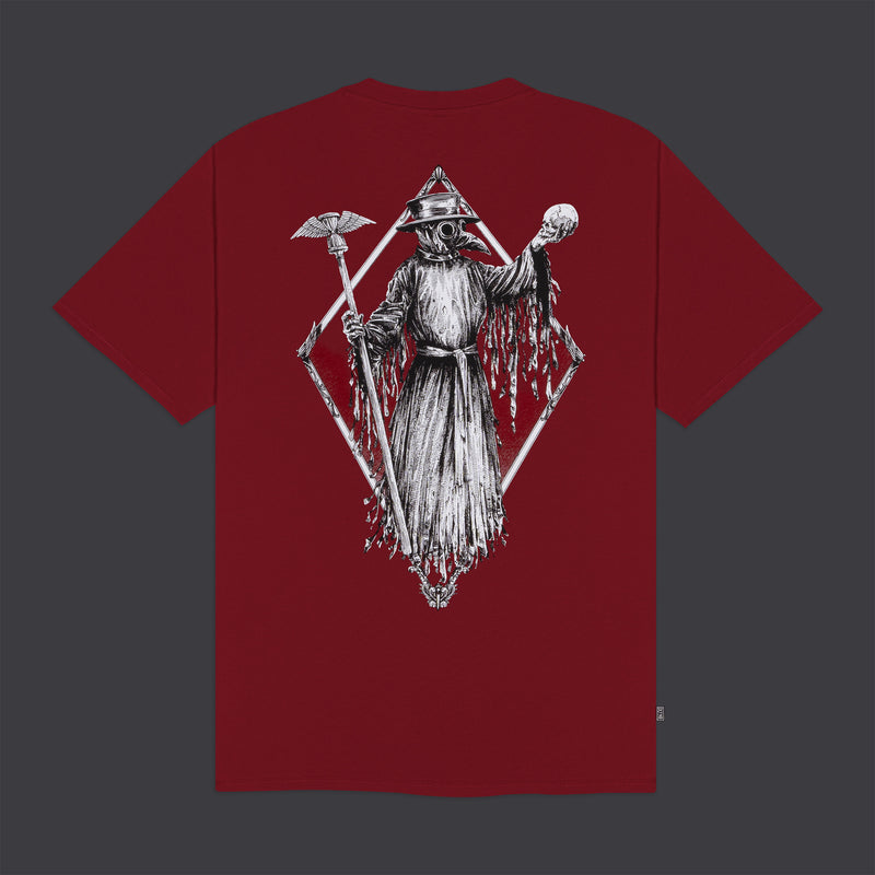 Black Plague Tee Bordeaux