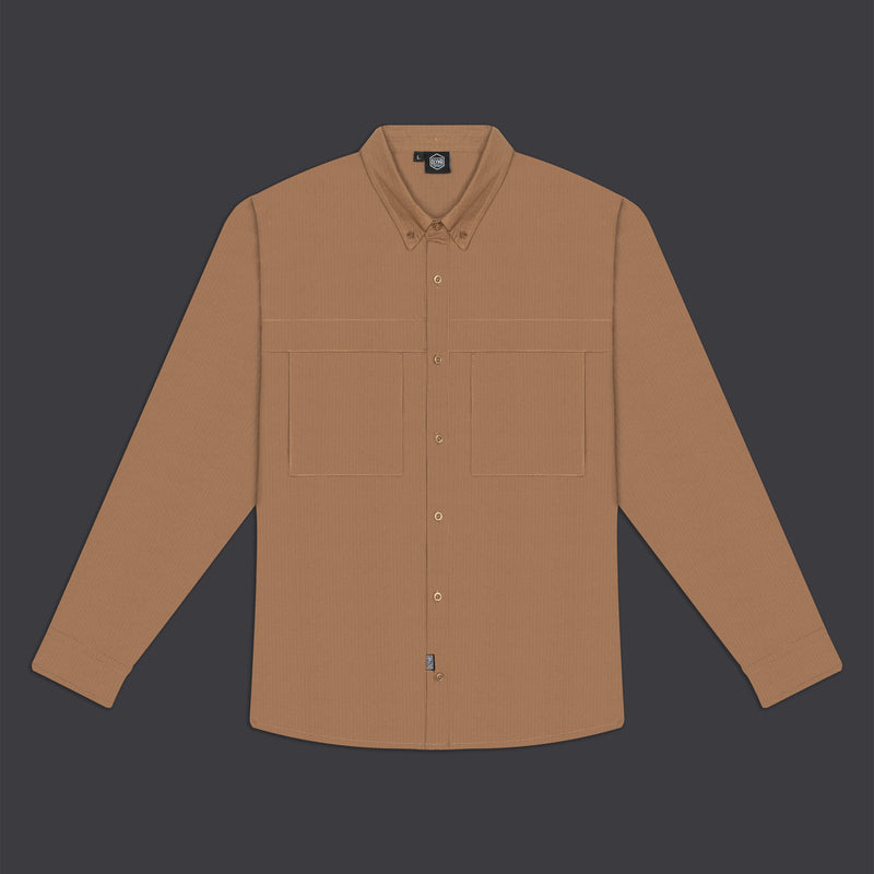 Cotton Ripstop Shirt Beige