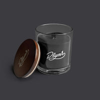 Glass Candle Black