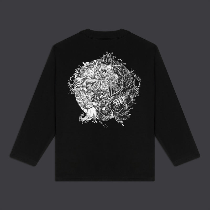 Tao Kimono Sweatshirt Black