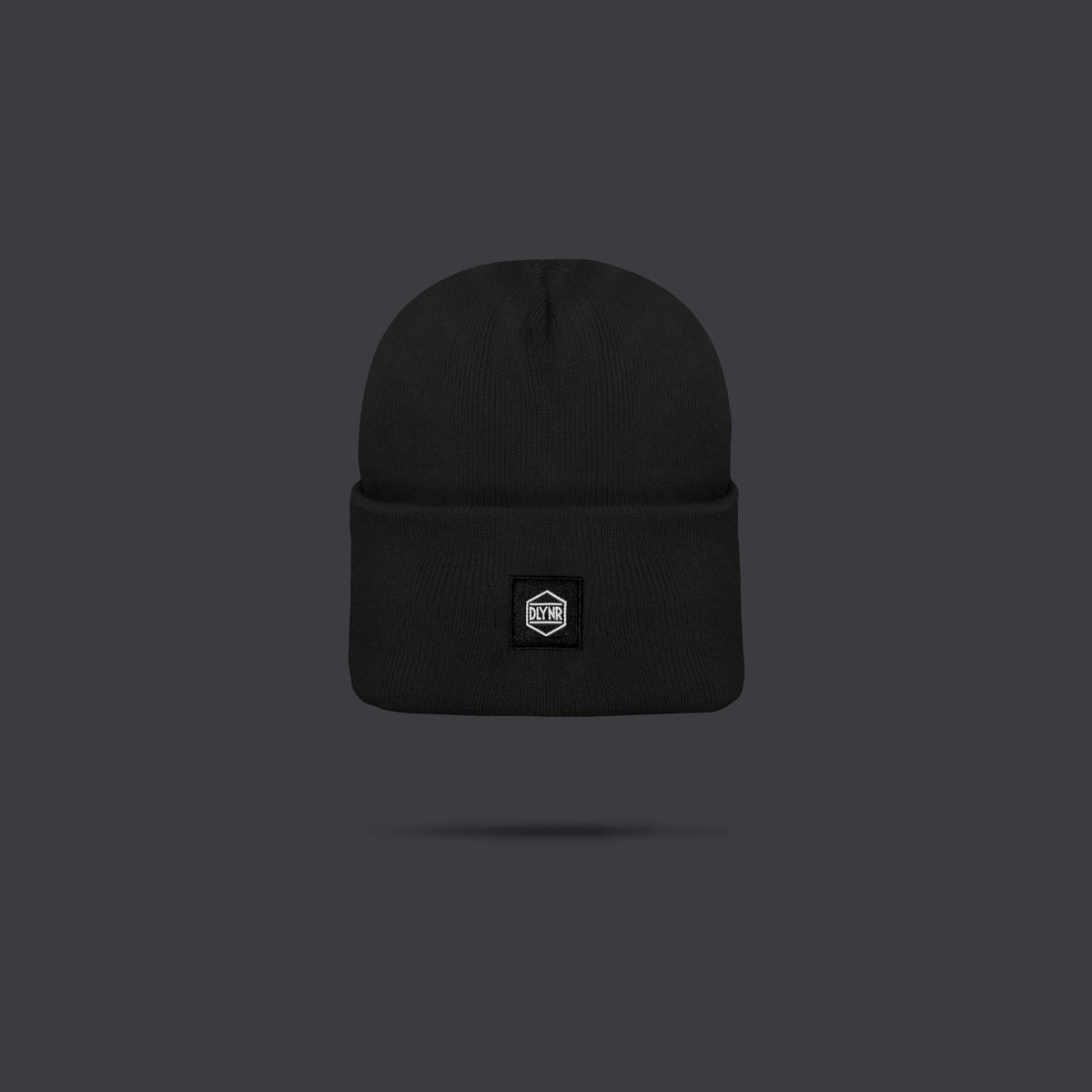 DLYNR Classic Logo Label Beanie Grey – Dolly Noire