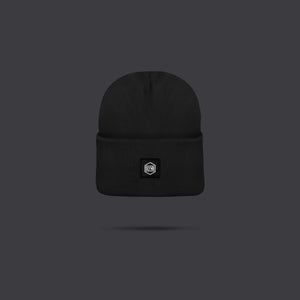 Classic Logo Label Beanie Grey