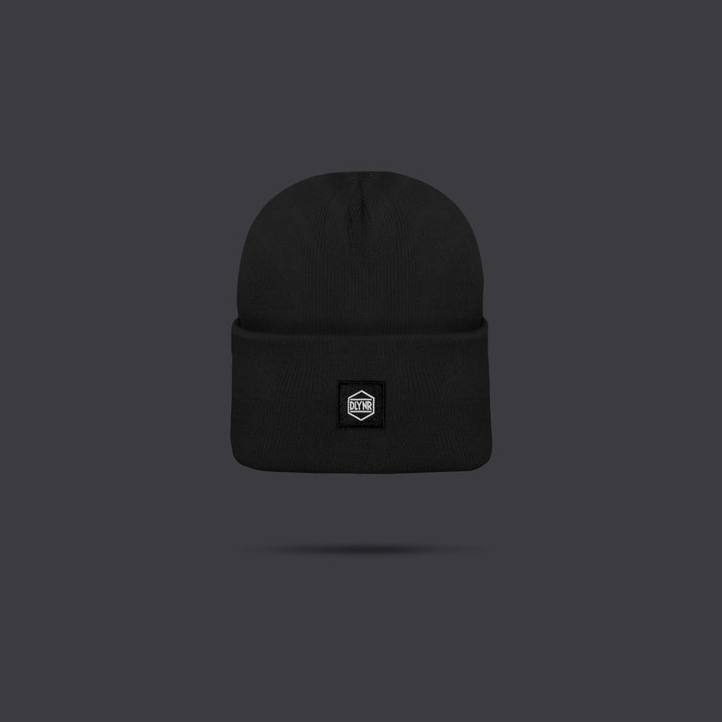 Classic Logo Label Beanie Grey