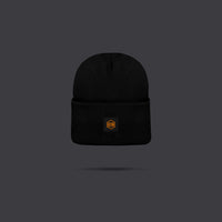 Logo Label Beanie Black/Orange