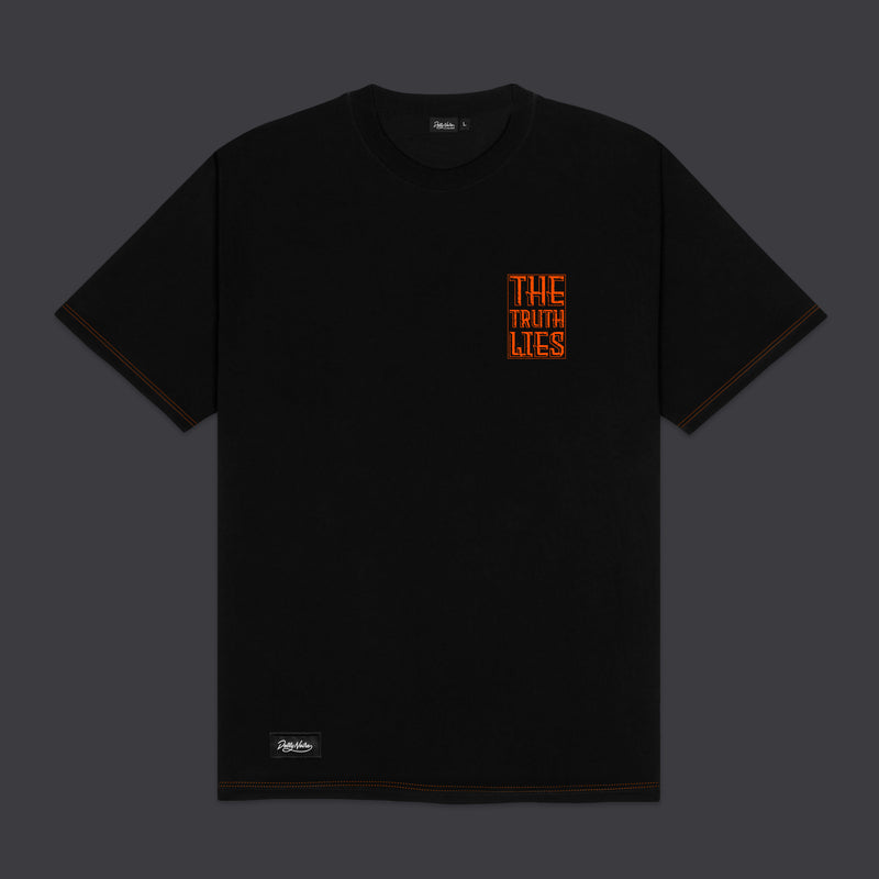 The Truth Lies Tee Black
