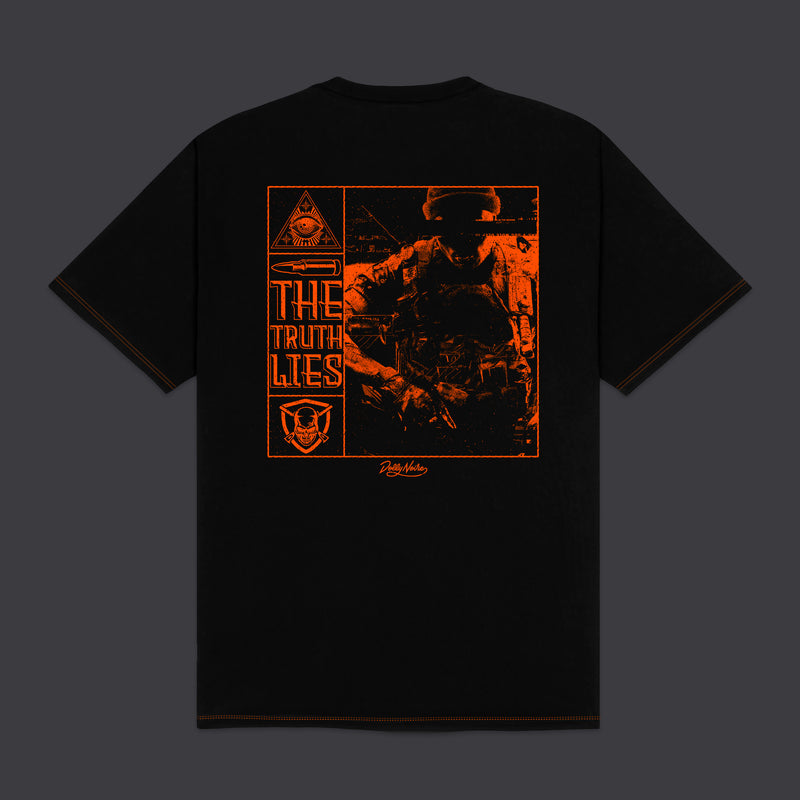 The Truth Lies Tee Black