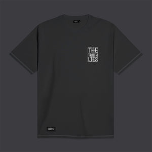 The Truth Lies Tee Grey