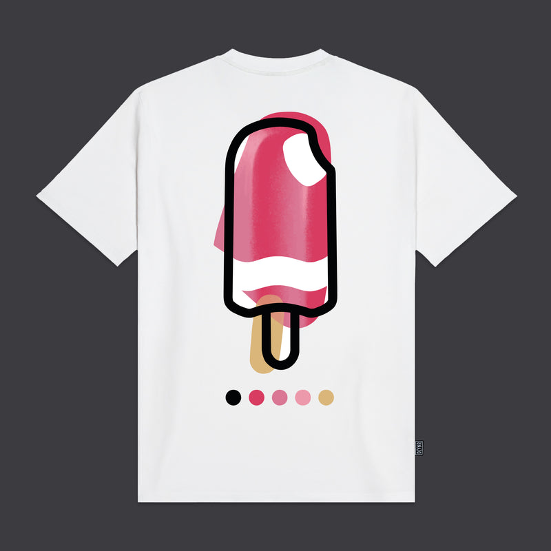 MAMBO Pattern alla Fragola Tee White