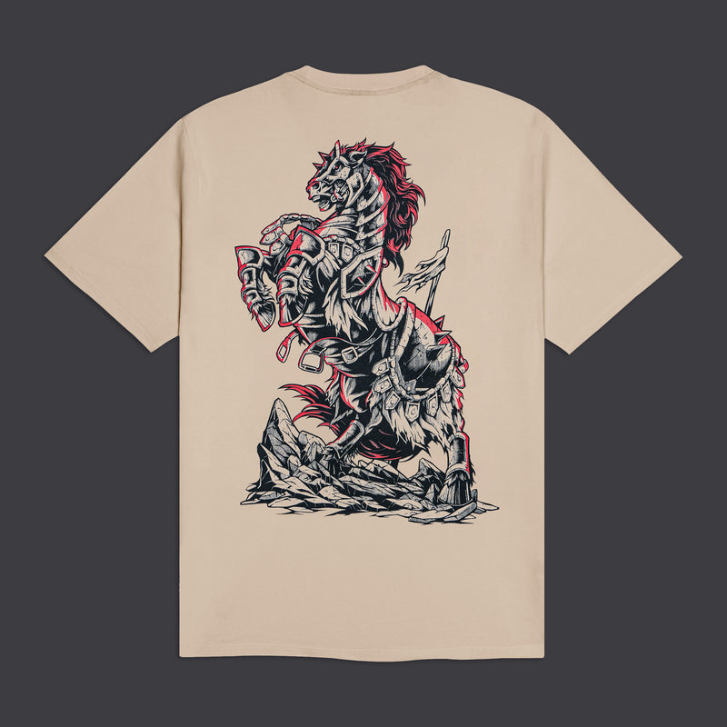 DLYNR | BLUR - Italian Stallion Tee Beige
