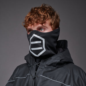 Logo Mask Neck Warmer Black