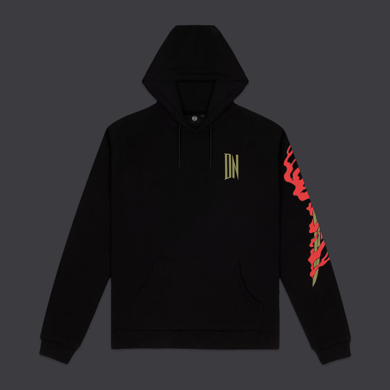 Ryu Dragon Hoodie Black