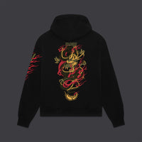 Ryu Dragon Hoodie Black