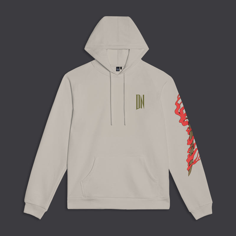 Ryu Dragon Hoodie Beige