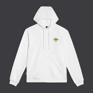 Tiger and Soldier Hoodie White