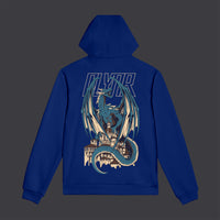Blue Dragon Hoodie Blue