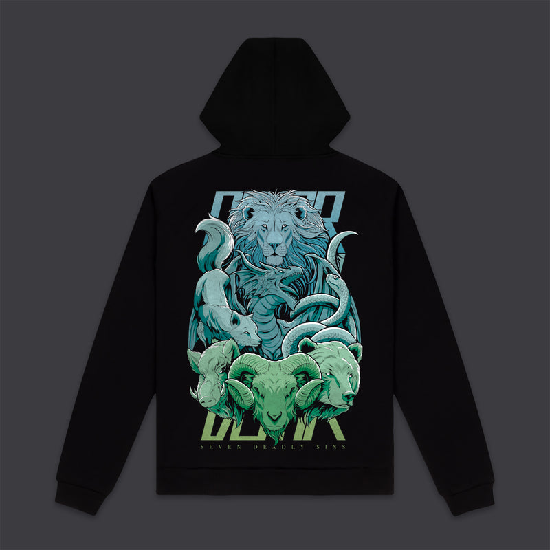 7 Deadly Sins Hoodie Black