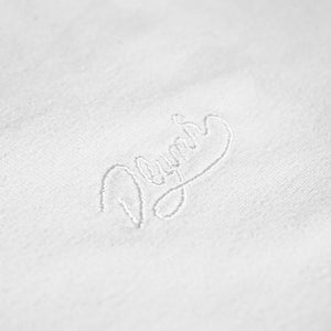 Signature Embroidery Tee White