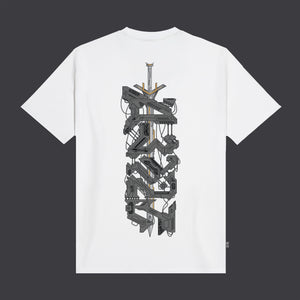 X-Calibur Reflective Tee White