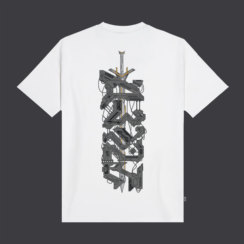 X-Calibur Reflective Tee White