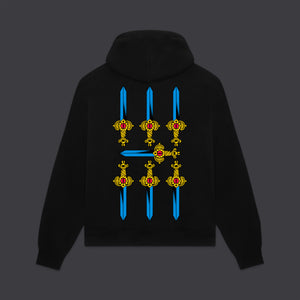 Sette di Spade - Napoletane Hoodie Black