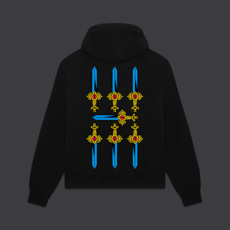 Sette di Spade - Napoletane Hoodie Black
