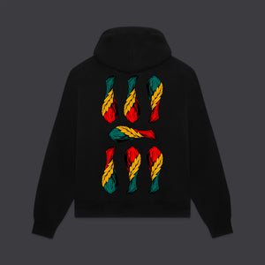 Sette di Bastoni - Napoletane Hoodie Black